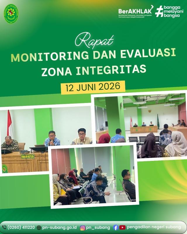 Monev Pembangunan Zona Integritas