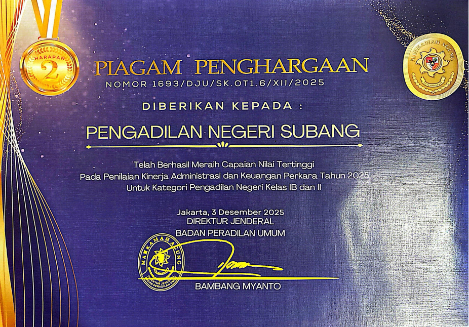 Penilaian Kinerja Administrasi & Keuangan Perkara
