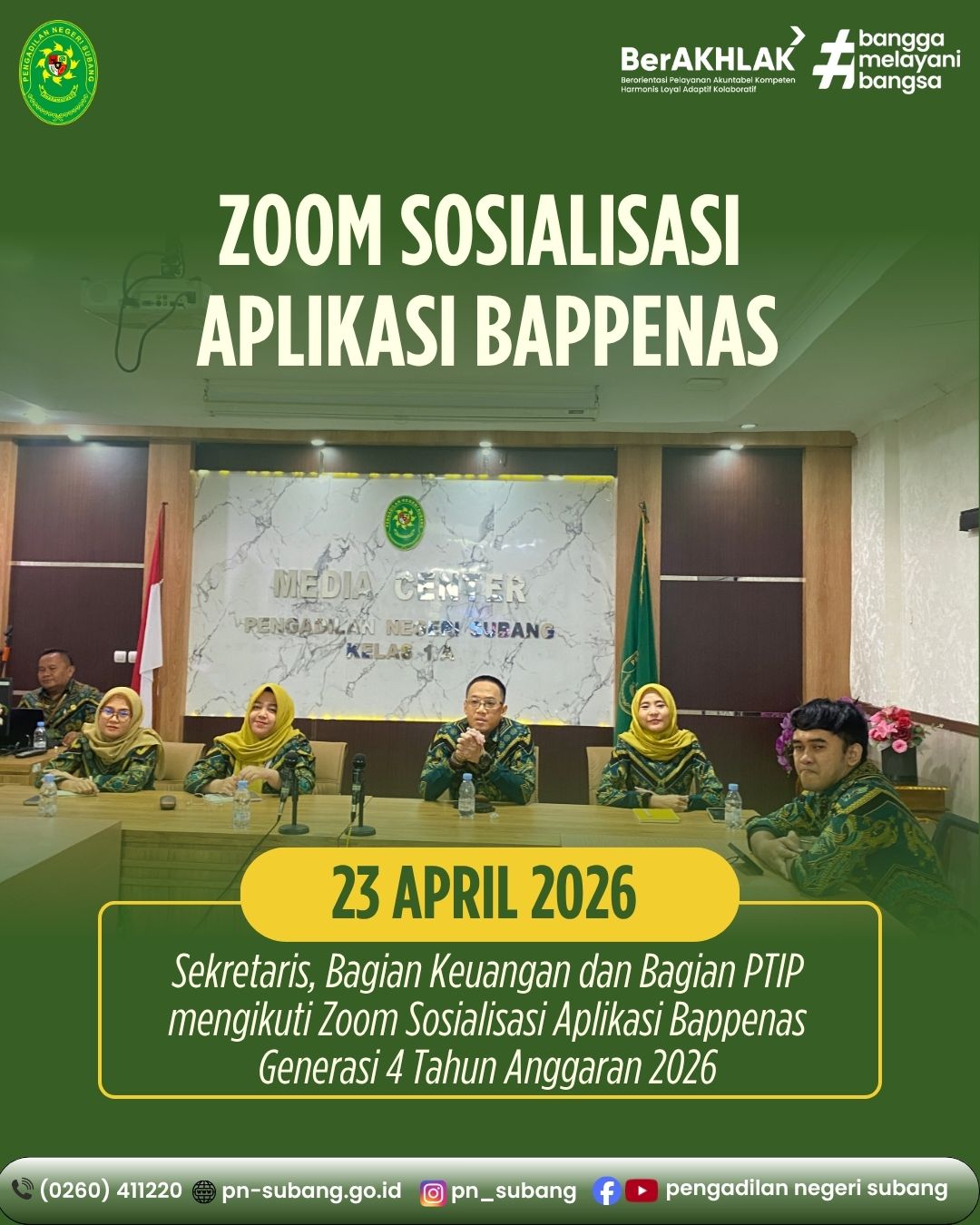 SOSIALISASI APLIKASI BAPPENAS GENERASI 4