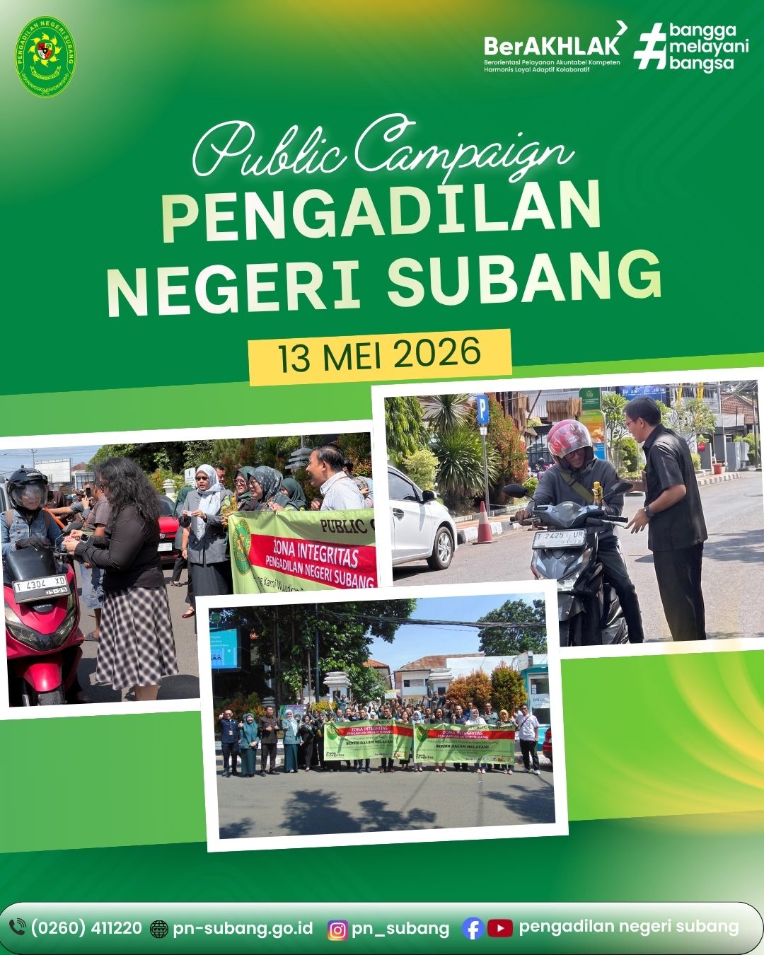 PENGADILAN NEGERI SUBANG GELAR PUBLIC CAMPAIGN