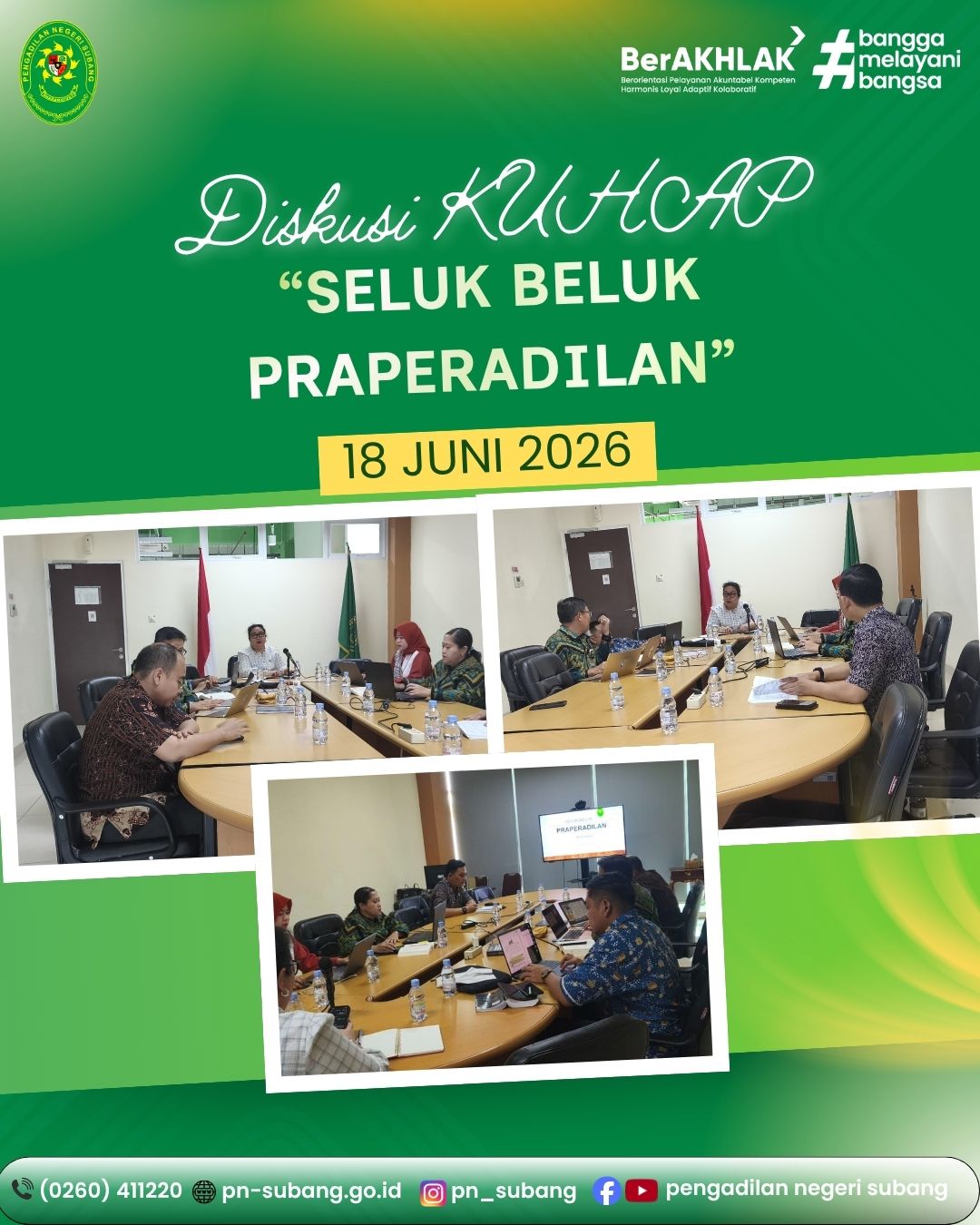 DISKUSI KUHAP "SELUK BELUM PRAPERADILAN"