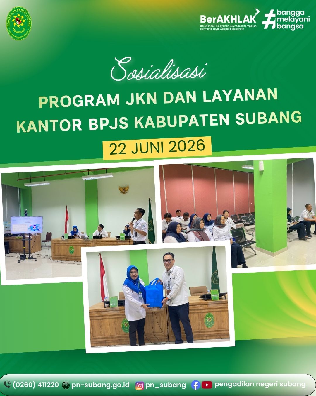 SOSIALISASI PROGRAM JKN BERSAMA BPJS KESEHATAN KABUPATEN SUBANG