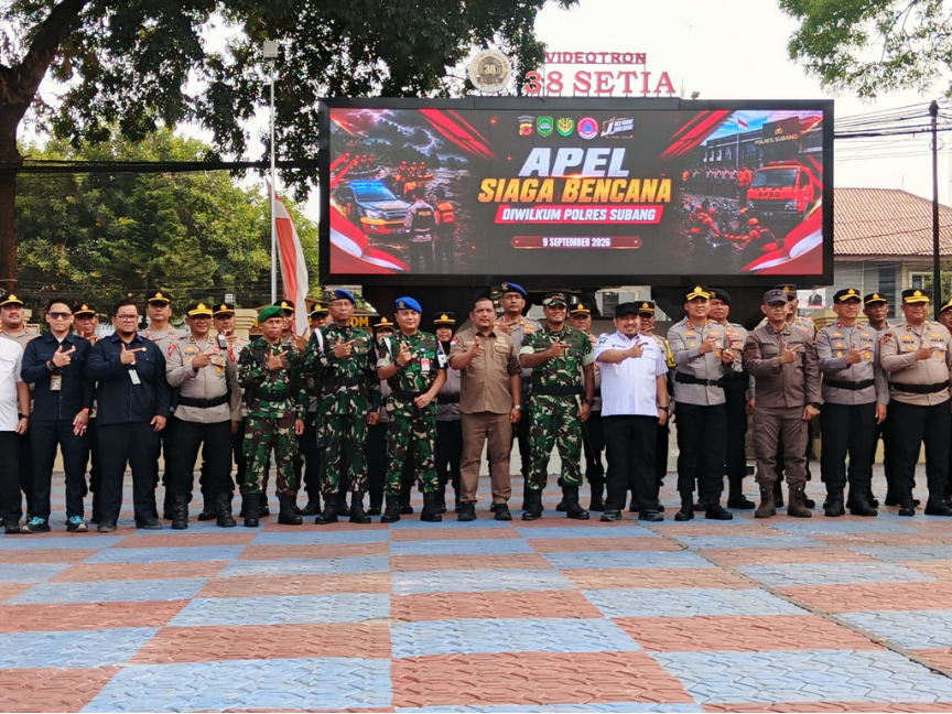 APEL SIAGA BENCANA DI WILAYAH HUKUM POLRES SUBANG